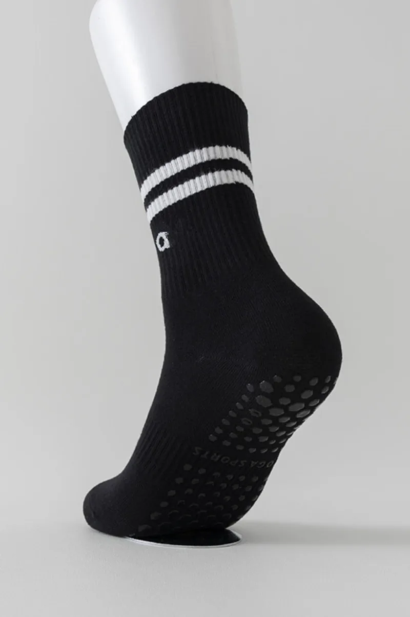 Al Yoga Socks, Children's Professional Anti slip Mid tube Socks, Fitness Jump Rope Dance, Pilates Sports Socks image 2