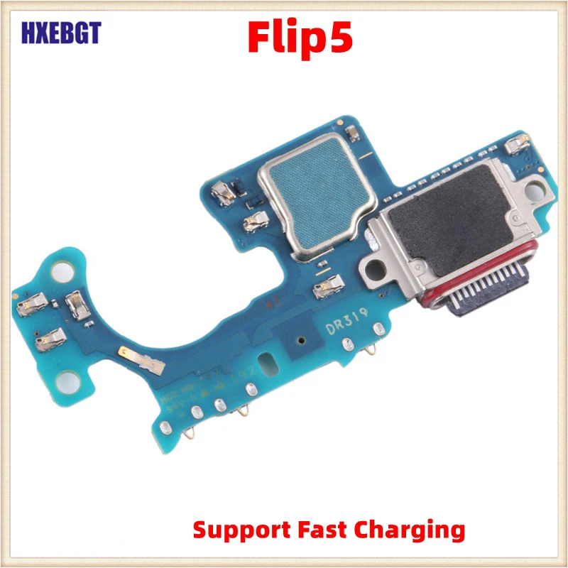 

With IC For Samsung Galaxy Z Flip5 F731B F731N F731U Dock USB Charger Quick Charging Port Connector Board Repair Parts