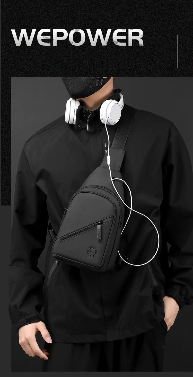 Lightweight Men's Chest Bag Image 1