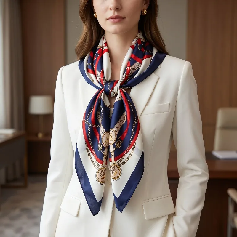 100% Mulberry Silk Scarf 35