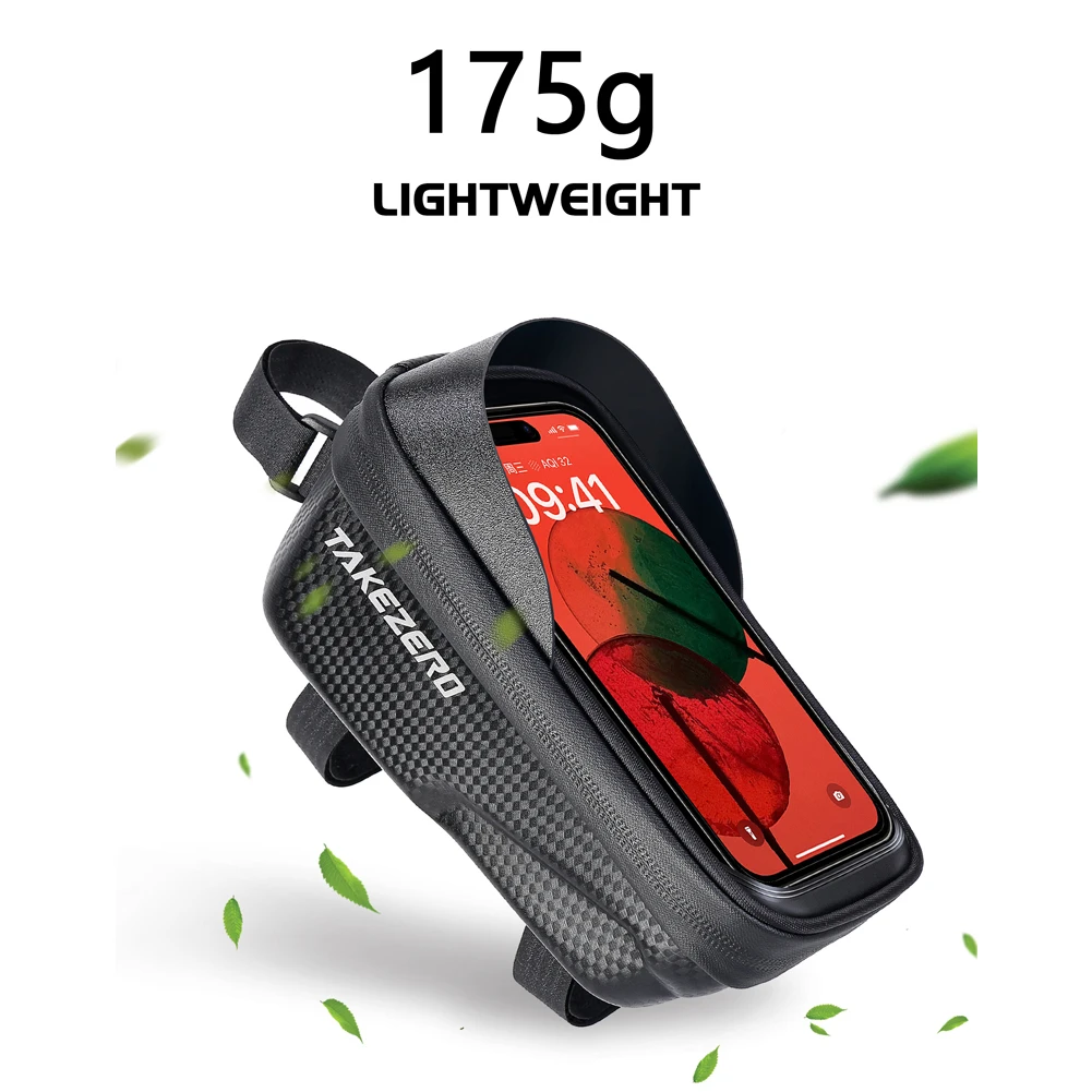 شاشة تعمل باللمس الدراجة الحقيبة جراب هاتف حاجز الضوء مقاوم للماء العلوي أنبوب السلة كيس التخزين هارد شل اكسسوارات الدراجات