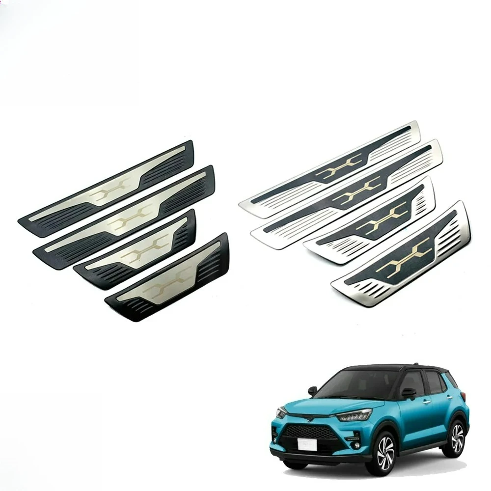 

Suitable for Toyota 2020 Raize Welcome Threshold Bar Step 4 Pcs High Quality Stainless Steel Automotive Styling Accessories