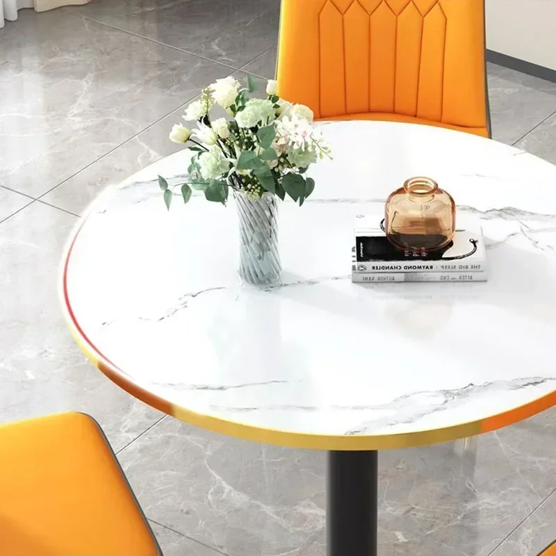 Set di tavolini da caffè di lusso sedie da salone nordico sala da pranzo cucina estremità del tè tavoli neri pavimento Muebles famiglia mobili per Hotel