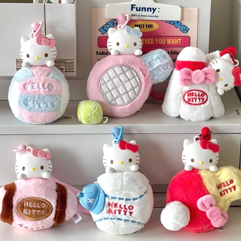 

HelloKitty FUN SPORTS AROMATHERAPY Series Blind Box Cute Anime Doll Mystery Box Kitty Anime Figure Collect Surprise Toy Keychain