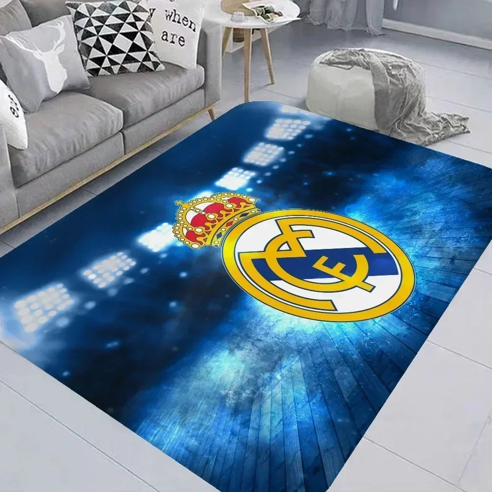 R-Real M-Madrid C-Club de Fútbol Entrance Door Mat Rectangle Anti-slip Home Soft Badmat Front Door Indoor Outdoor Mat Toilet Rug