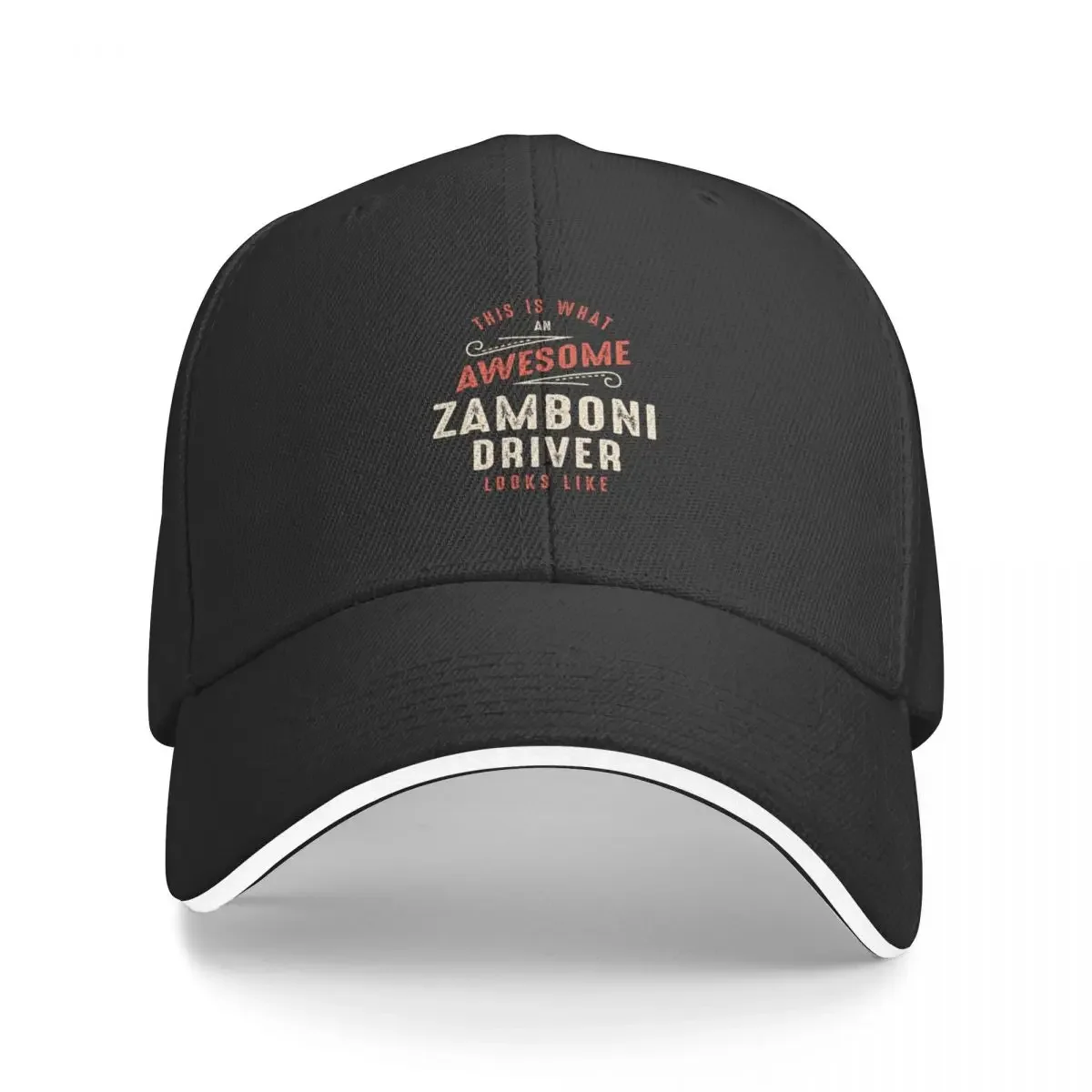 Funny Awesome Zamboni Driver Job Occupation Baseball Cap custom Hat New In The Hat Sun Hat For Children Golf Wear Men Women's