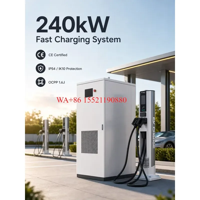 WMWMNU New 240kW 480kW EV Charging Station Split Type Power Cabinet with CCS2 DC Charging Terminal CE Certified