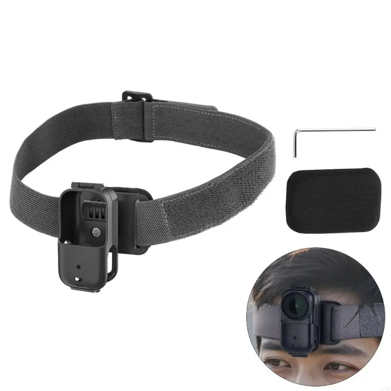 Comfortable Head Strap for Action Cameras Elastic Band for Adventure Vlog 77JC