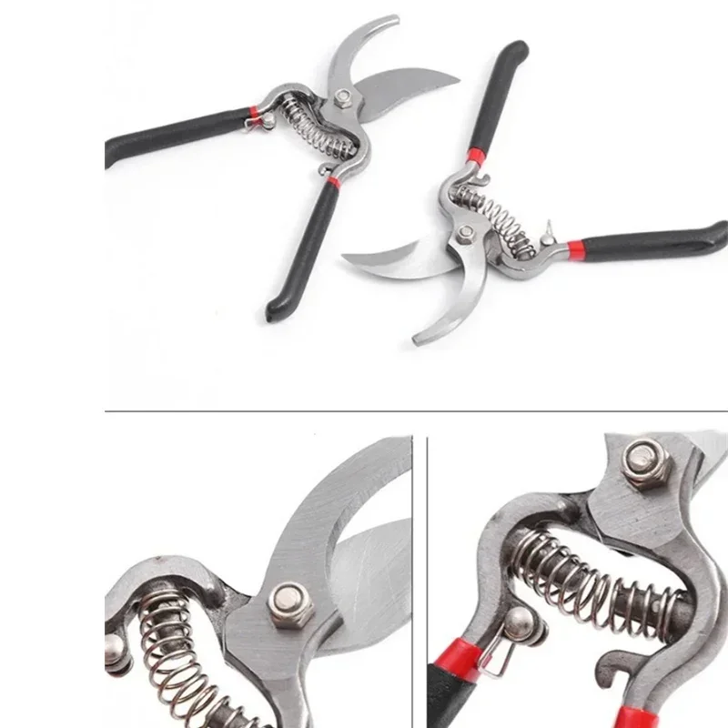 1Pc Branches Cut Scissors Alloy Steel Blade Heavy Pruners Garden Scissors Pruning Tool Shears Scissors Grafting Gardening Tools