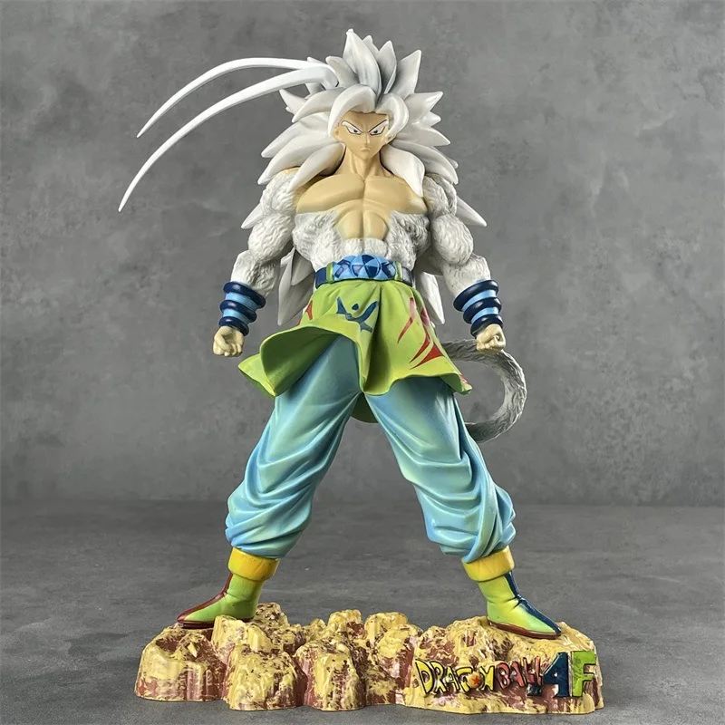 25cm pelo blanco nueva forma Anime Dragon Ball Z figura de acción Super Saiyan Goku Vegeta adornos de modelo de alta calidad juguete coleccionable