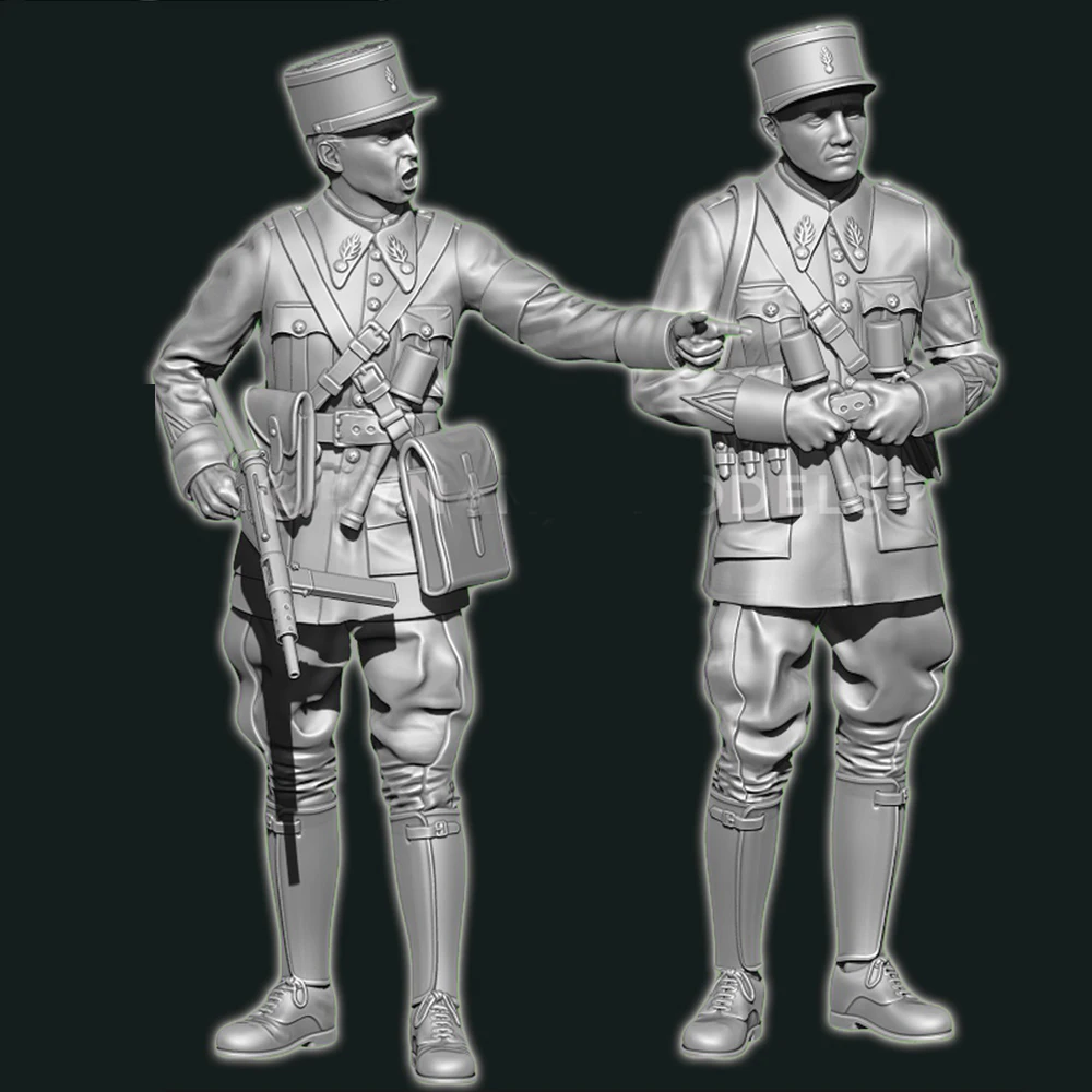 1/35 Gendarme, Resin Model figure soldier, Military themes, Unassembled and unpainted kit