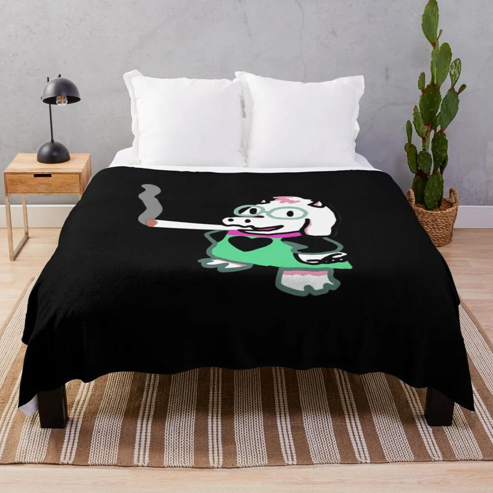 

Ralsei Blunt design Throw Blanket Luxury Thicken wednesday For Baby Beach Blankets