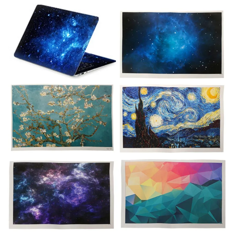 12-17 calowa naklejka na laptopa DIY ochronna skóra do HP Acer Dell ASUS Sony Notebook ochraniacz uniwersalny naklejki