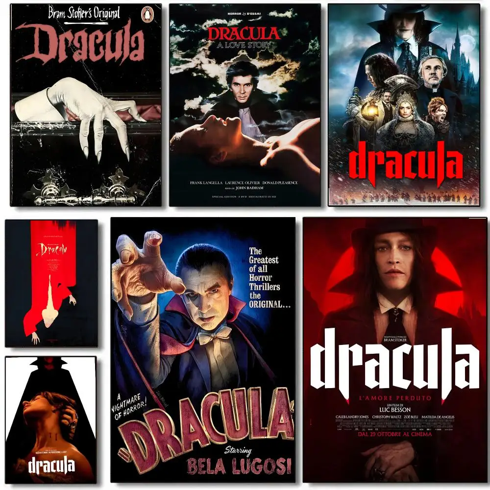 D-Dracula Poster Self Adhesive Sticker Home Bedroom Living Room Game Room Decoration
