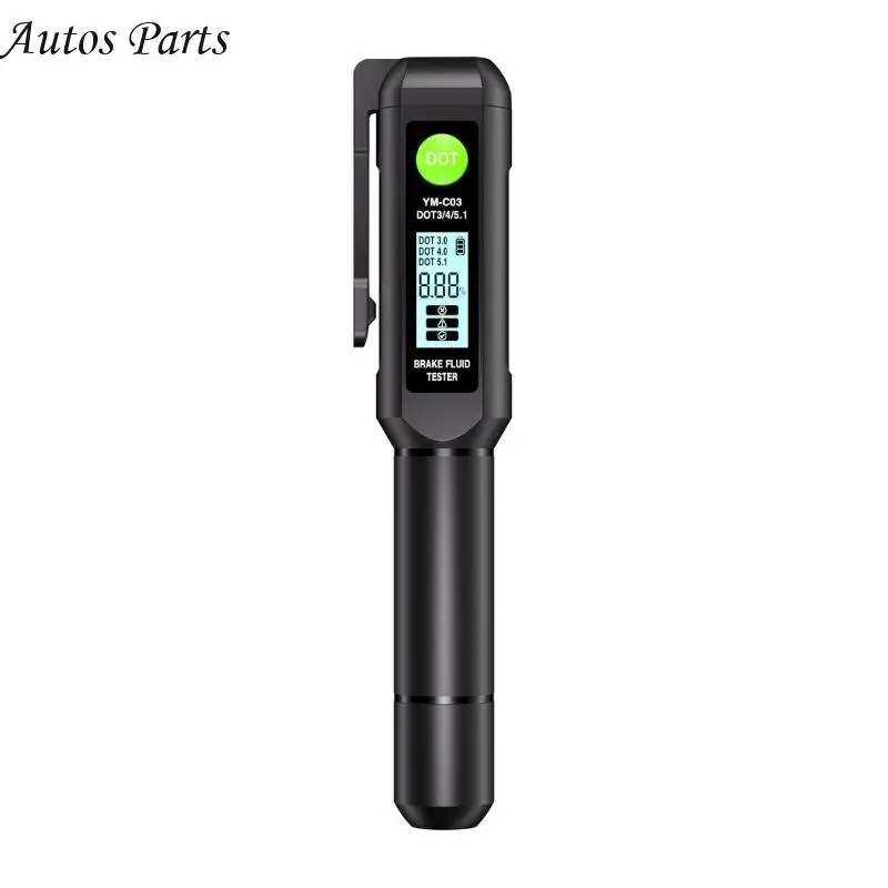 

57BA Brake Fluid Tester Pen with LED Indicators Hydraulic Liquid Moisture Analyzers