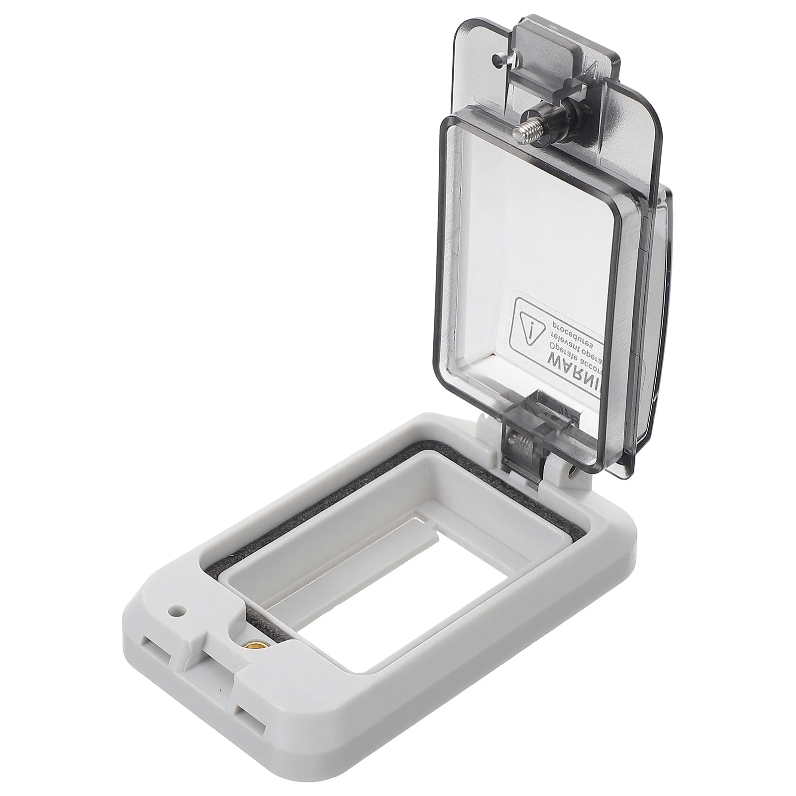 

Waterproof Circuit Breaker Box Clear Cover Outdoor Power Distribution Protection 180 Degree Flip Top Durable Pc Electrical