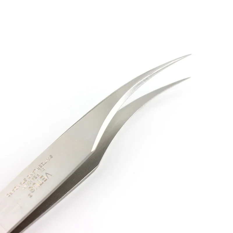 الفولاذ المقاوم للصدأ رمش تمديد الملقط مكافحة ساكنة حجم مروحة لاش أدوات ماكياج عالية الدقة جلدة الملقط