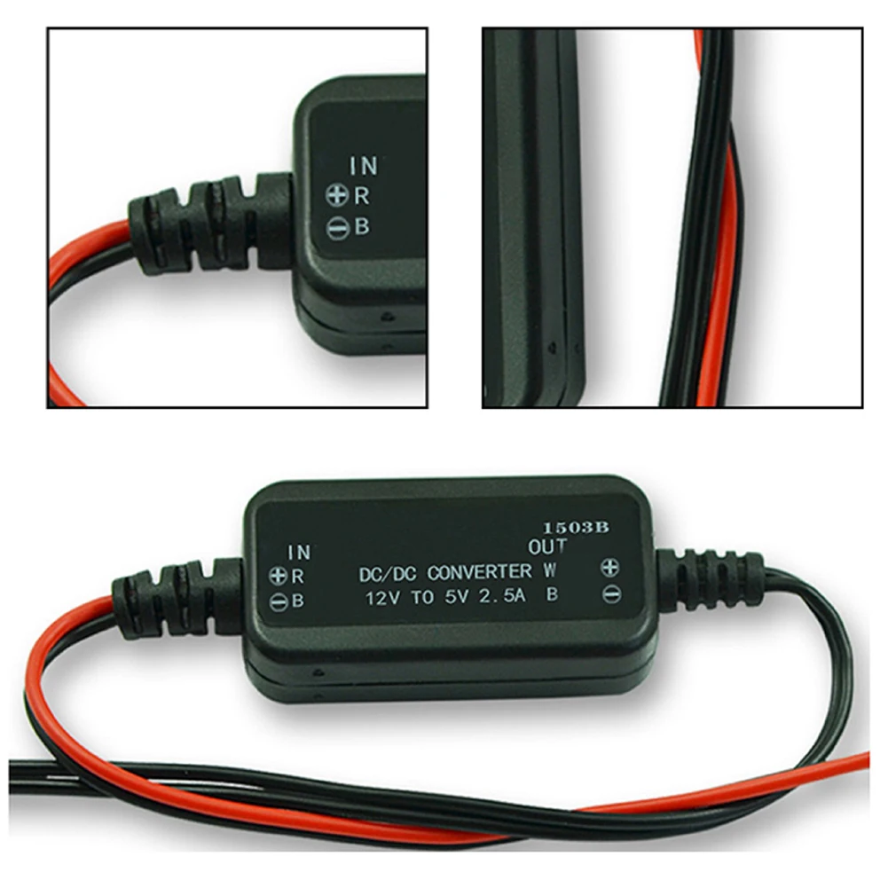 DC Voltage Reducer Converter 12V To 5V 2.5A DC-DC Step Down Power Supply Module For Electrical Equipment Tool Accessory