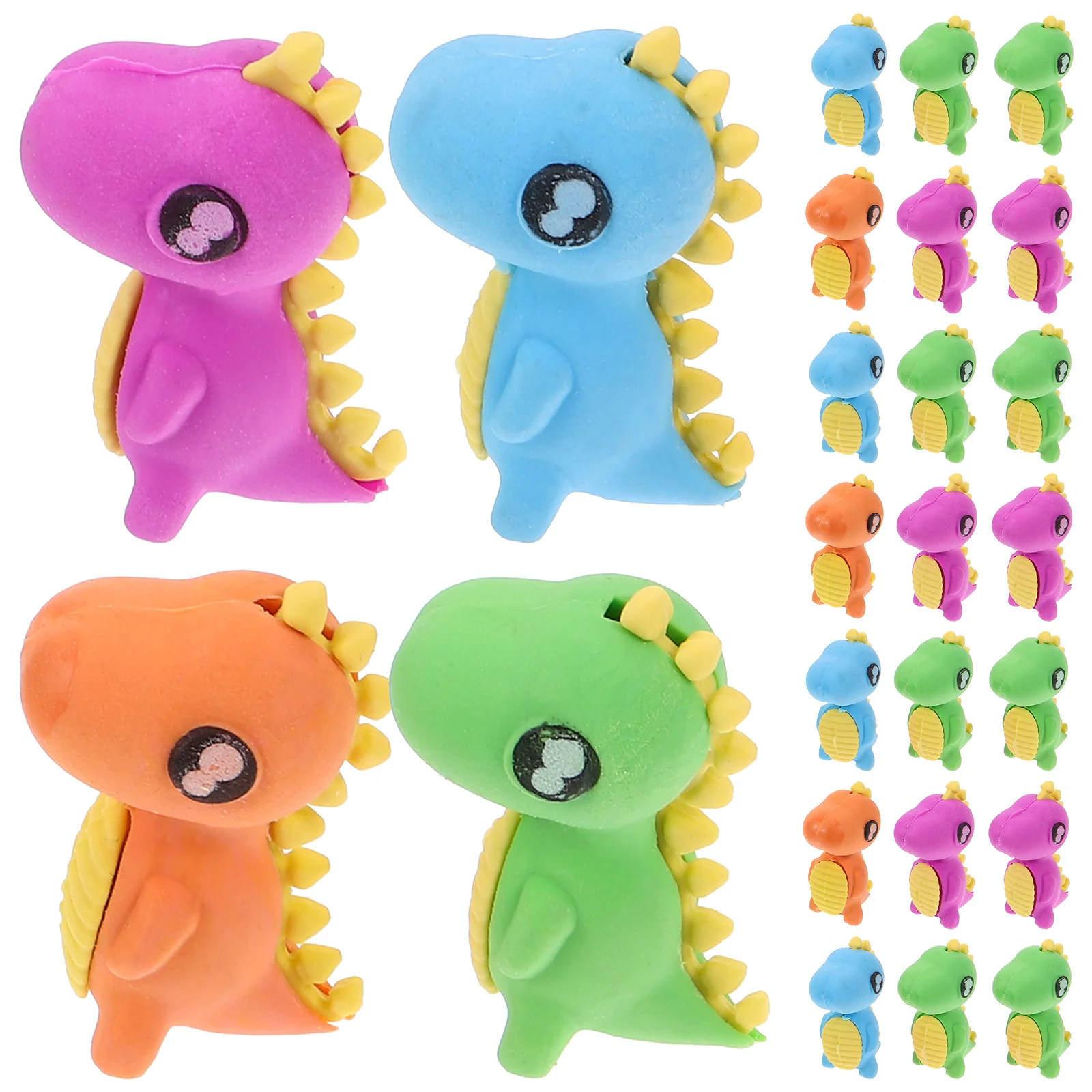 

24 Pcs Animal Eraser Erasers for Kids Cute Pets 3d Plastic Bulk Child Class Prizes