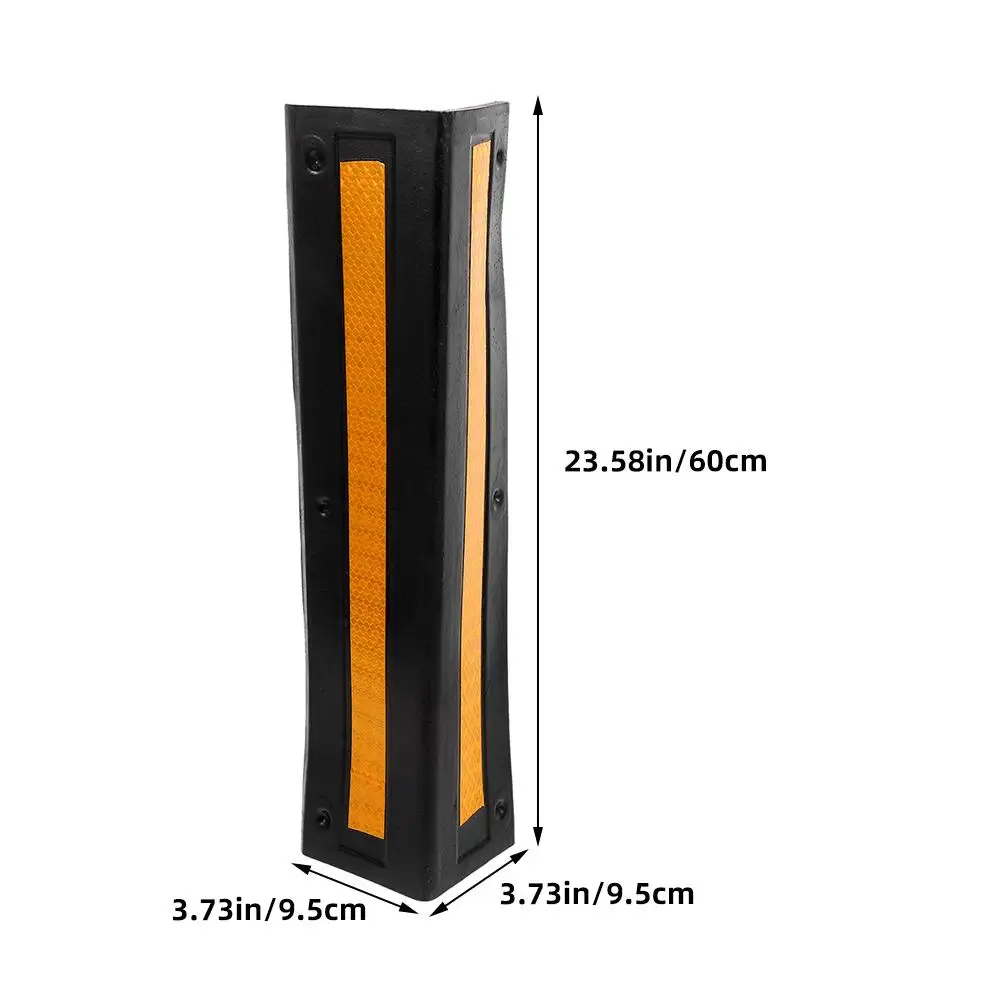 واقيات زوايا مطاطية لوقوف السيارات، شرائط مضادة للتصادم، واقيات مصد عاكسة للتحذير من حركة المرور، حماية شديدة التحمل