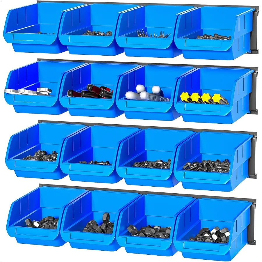 

Настенные контейнеры для хранения, пластиковые подвесные контейнеры для хранения, система хранения гаражных инструментов для винтов, гаек, болтов, гвоздей и Sma