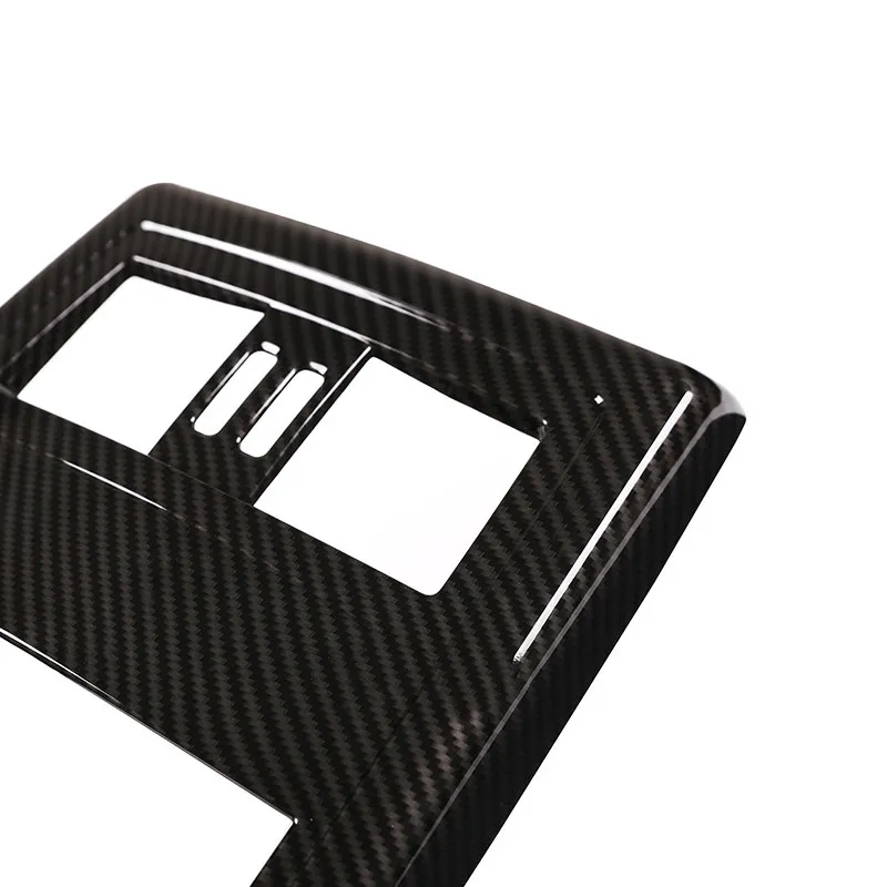 

For BMW 3 Series E90 2005 - 2010 2011 2012 Carbon Fiber Styling Car Rear Air Conditioning Air Vent Outlet Anti-kick Cover Trim