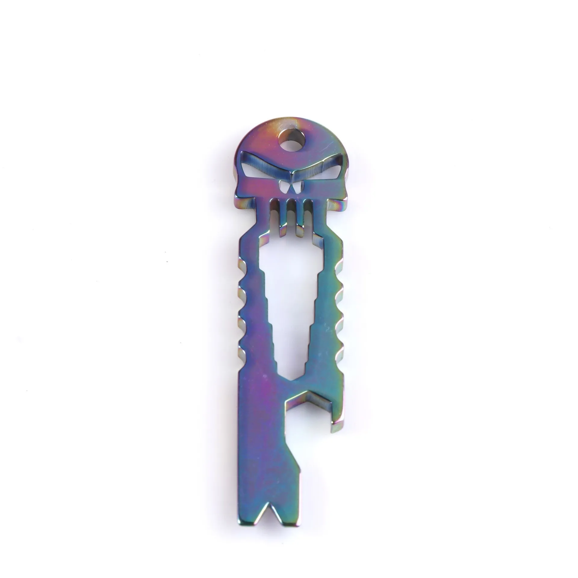 

2PCS Outdoor Multifunctional Stainless Steel Pocket Tool Portable Camping and Hiking Keychain Screwdriver Small Pry Bar