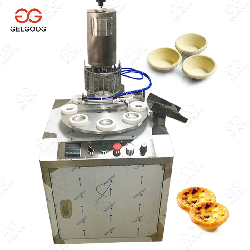 1500 Pcs/h Professional Pie Tart Making Waffle Egg Tart Shell Maker Machine