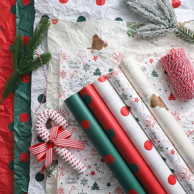 20 Sheets Hand Kneaded Craft Paper Bouquet Lining Holiday Gift Packaging Decorative Paper Handmade DIY Materials Multiple Styles