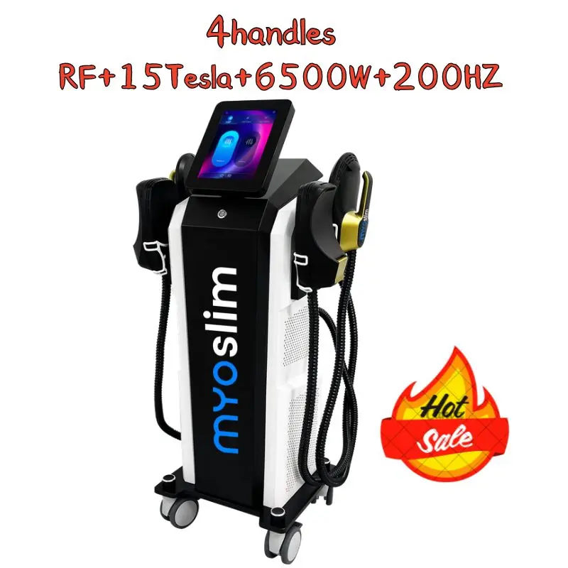 

Аппарат Myoslim Sculpt 15Тесла 6500Вт: EMS, RF, электромагнитная терапия для сжигания жира, стимуляции мышц и коррекции фигуры