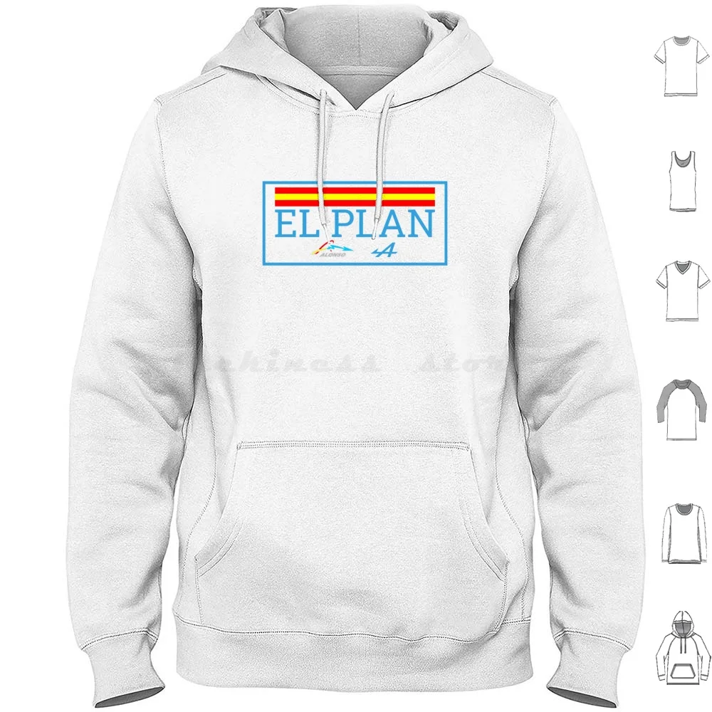 The Plan (De Alonso) Sudaderas con capucha de manga larga Plan de confianza El plan Alonso Fernando Alpine Nach Shop Francia 14 Elder