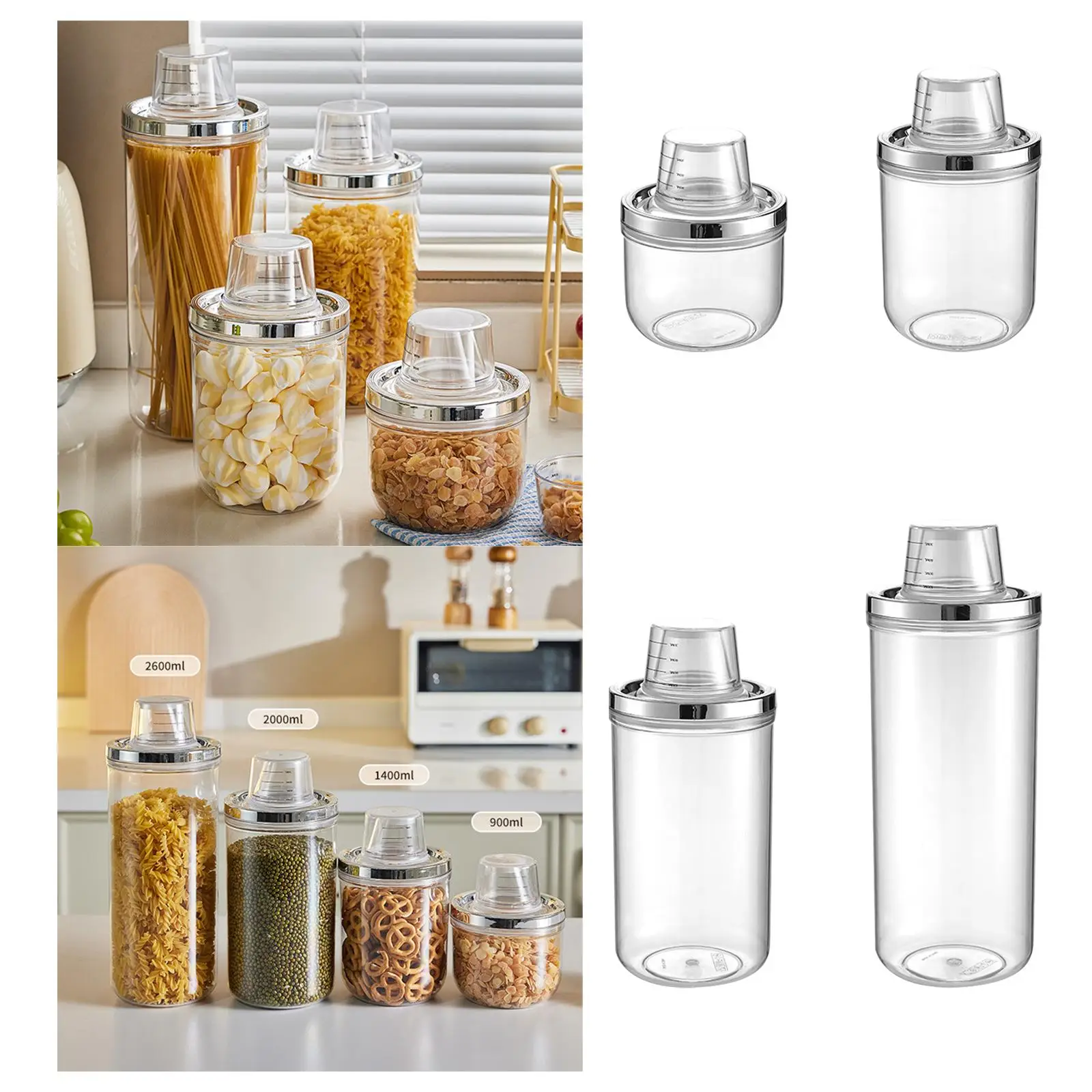 

Rice Container Pet Holder Storage Can for Terrarium Stationery Organization