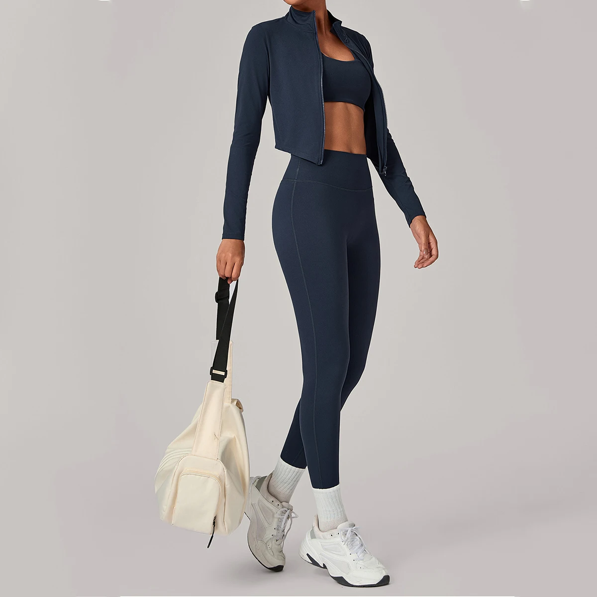 

3PCS Sportswear Yoga Sets Gym Yoga Jacket Clothes Tracksuits Sports Bra Gym LeggingsSportswear Yoga Suits For Women Fitness Set