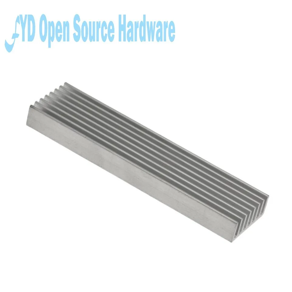 Heatsink Radiator Cooler Radiator 100X25X10MM High Quality Aluminum Heat Sink Fins Fast Thermal Conductivity Thermal Bar 