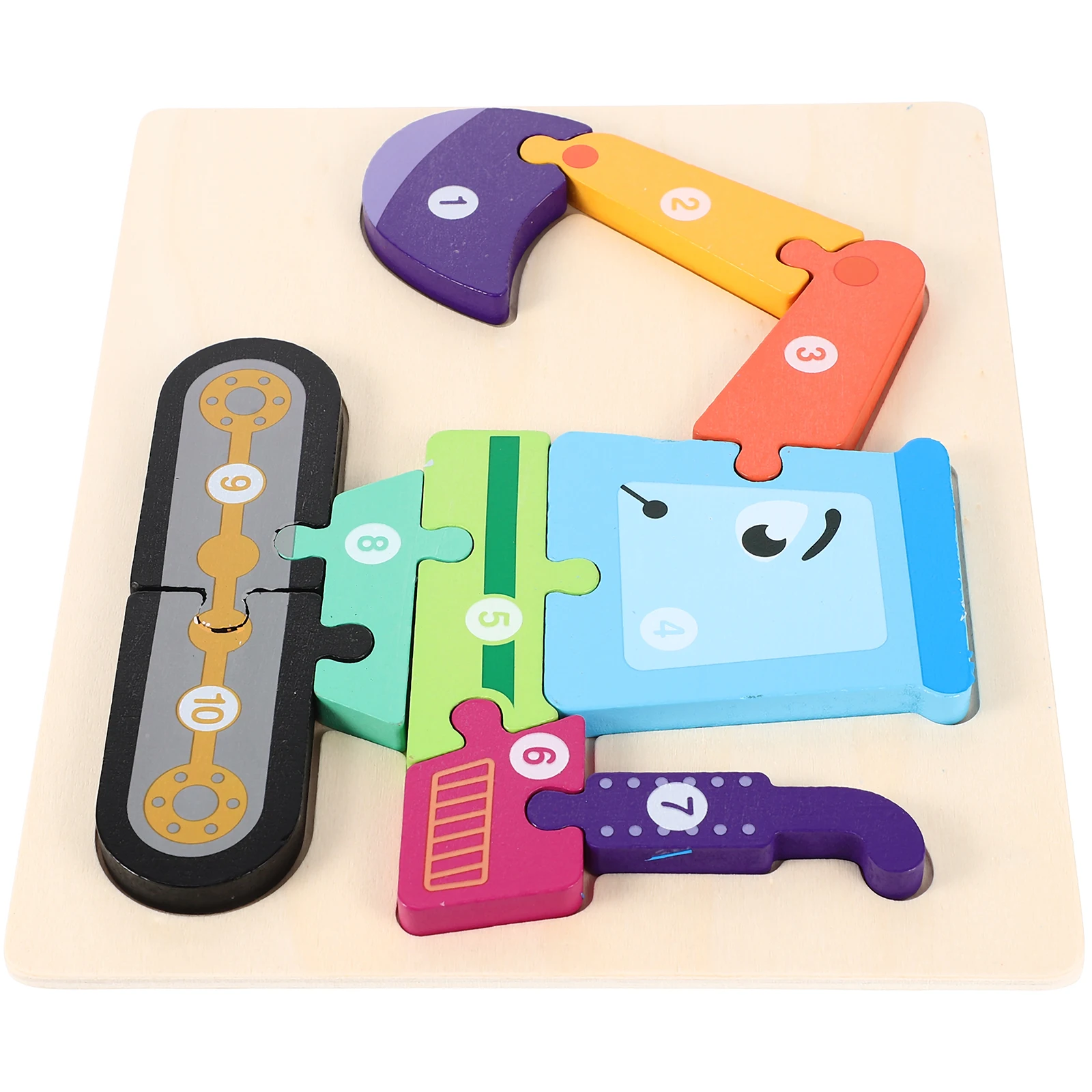 

1 set Wooden Puzzle Toys Kids Cartoon Puzzles Baby Preschool Educational Cognitive Skills Development Creative Imagination Toy