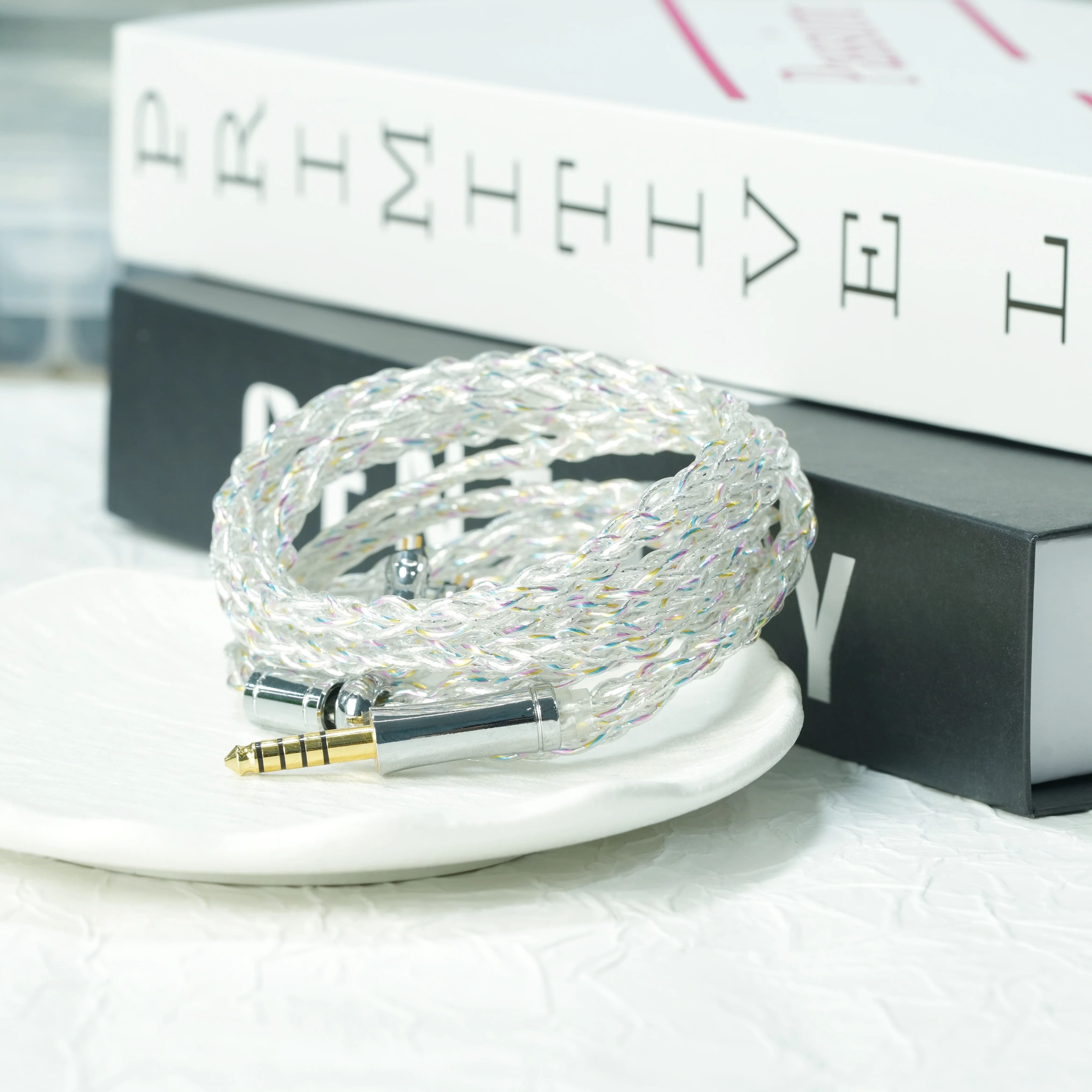 ZiSin-311 8-Core HIFI Earphone Upgrade Cable With 3.5/2.5/4.4mm MMCX/QDC/TFZ 0.78 2Pin For SennheiserHD800  Westonе W60 MOONDRO