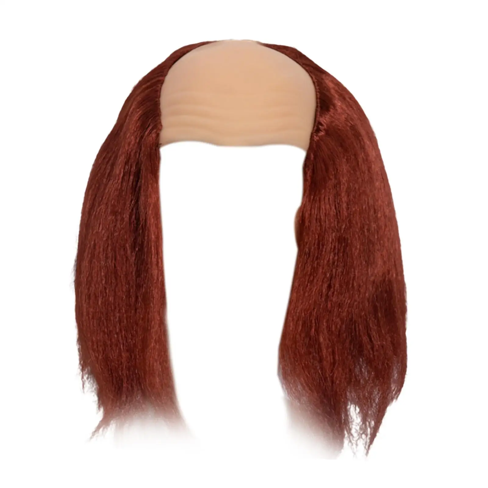 Gorro de calvo para Halloween, disfraz de científicos locos, accesorio para disfraz de Anime, accesorios para actuación en escenario de Halloween