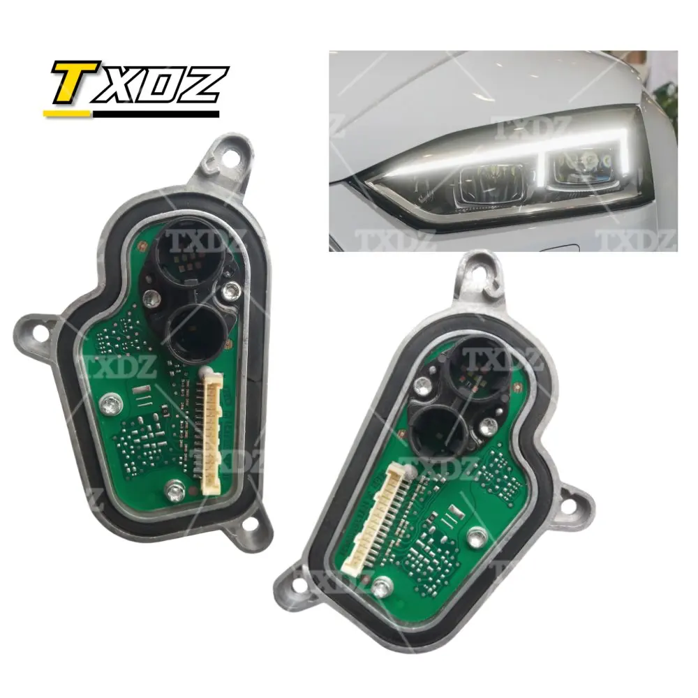 

Модуль белых дневных ходовых огней, указатель поворота для Audi A5 S5 RS5 2018, 2019, полностью светодиодная фара