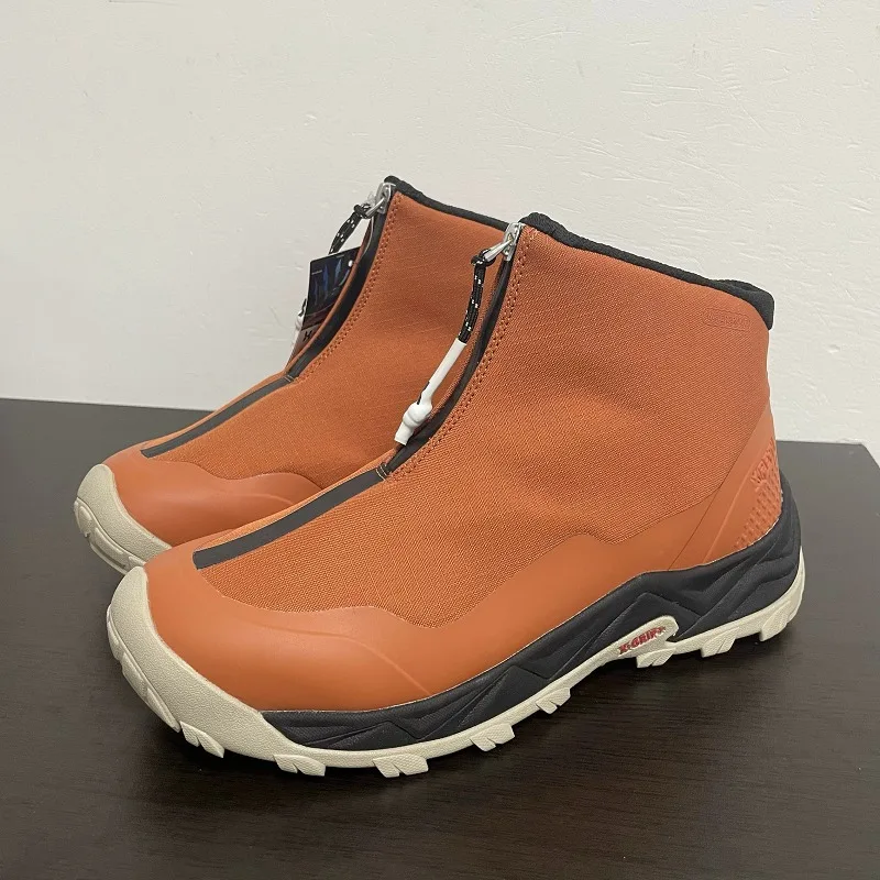 

Original Brand Comfortable Autumn/Winter Outdoor Hiking Shoe Designer Zip Waterproof Trekking Boots Anti Slip Walking Shoe