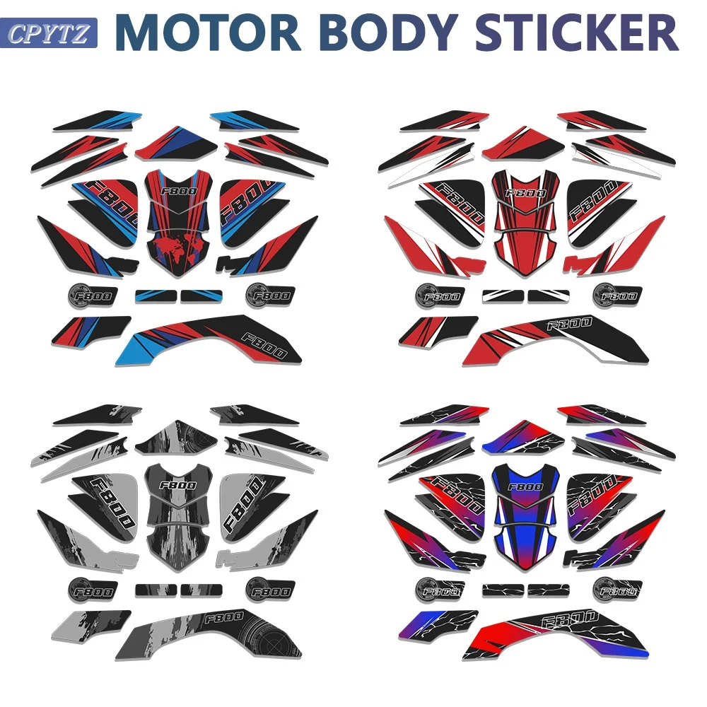 Fit for F800GS F 800GS F800 GS 2013-2017 2014 2015 2016 Motorcycle Accessories Body Full Kits Gas Tank Pad Decorative Decal