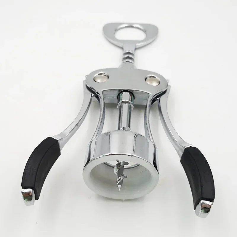

1Pcs Portable Stainless Steel Wine Corkscrew Wing-Shaped Wine Corkscrew Handle Corkscrew