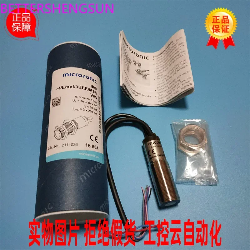 

DBK + 4/Empf/3BEE/M18/WW Ultrasonic Sensor