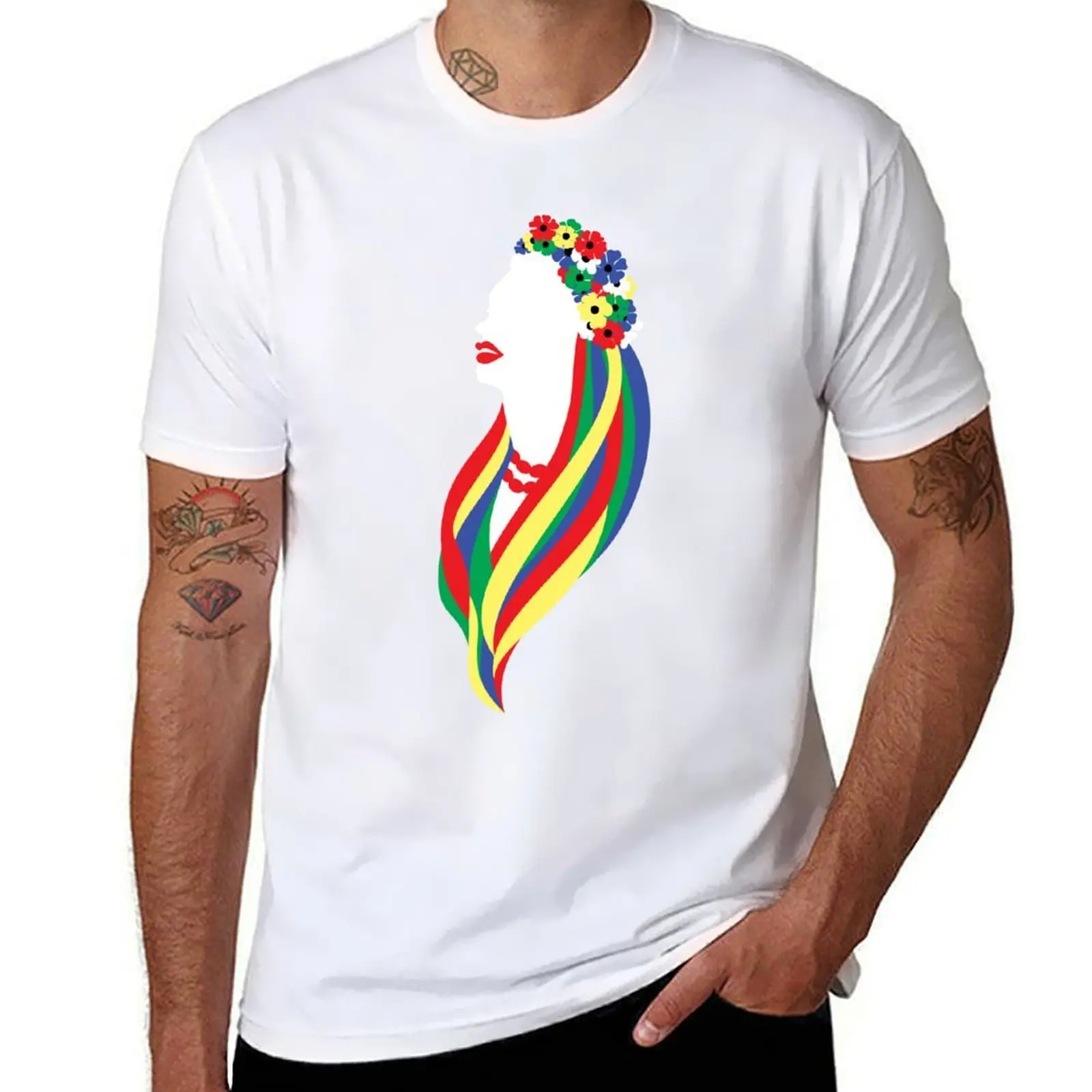

Traditional Ukrainian Dancer, Vinok, Укранський танцюрист T-Shirt man t shirt designer man t shirt heavy cotton T-Shirt