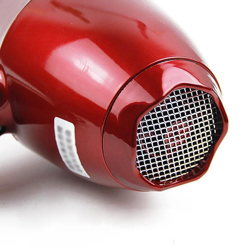 Poderoso salão de beleza profissional secador de cabelo íon negativo secador de cabelo elétrico vento quente/frio com bocal de coleta de ar