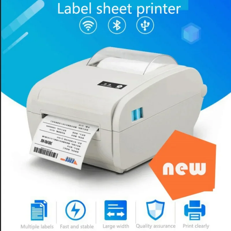 9210 USB/Bluetooth/LAN/WIFI 4-inch Thermal Printer Product Price Barcode QR Code Sticker width 110mm Label Maker