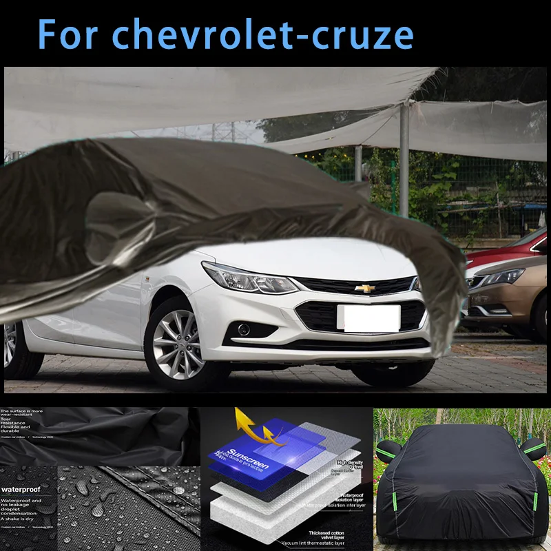 

Forchevrolet-cruze Outdoor Protection Full Car Covers Snow Cover Sunshade Waterproof Dustproof Exterior Car accessories