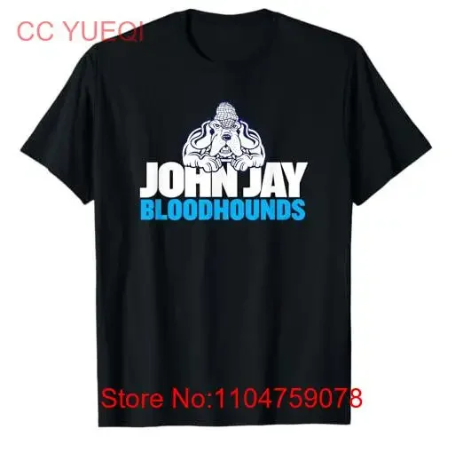John Jay College of Criminal Justice Bloodhounds Stacked T Shirt vintage Washed designer clothes streetwear Stretched