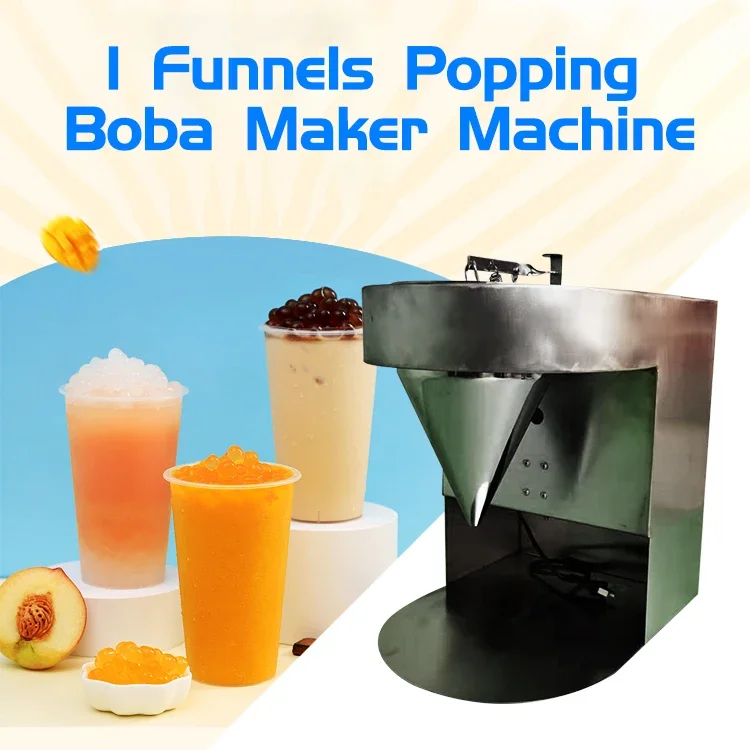 Cheap Price Fruit Juice Popping Boba Maker / Small Jelly Ball Milk Tea Making Machine / Popping Boba Molding Machine