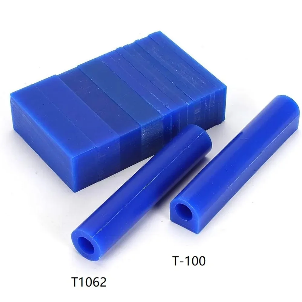 Blue Hollow Ring Wax Tube & Wax Block Kit, Carving Wax Blanks for Lost Wax Casting DIY Custom Ring Jewellery Making