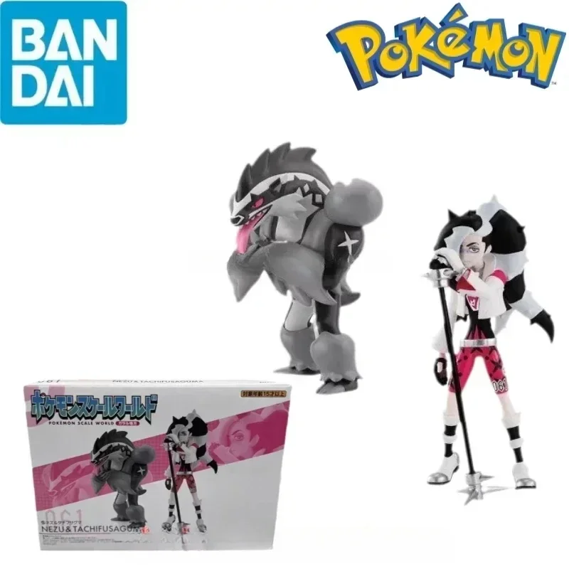 

Bandai оригинальные фигурки героев аниме Shokugan POKEMON в масштабе World Galar Region Piers Obstagoon, игрушки для детей, подарок